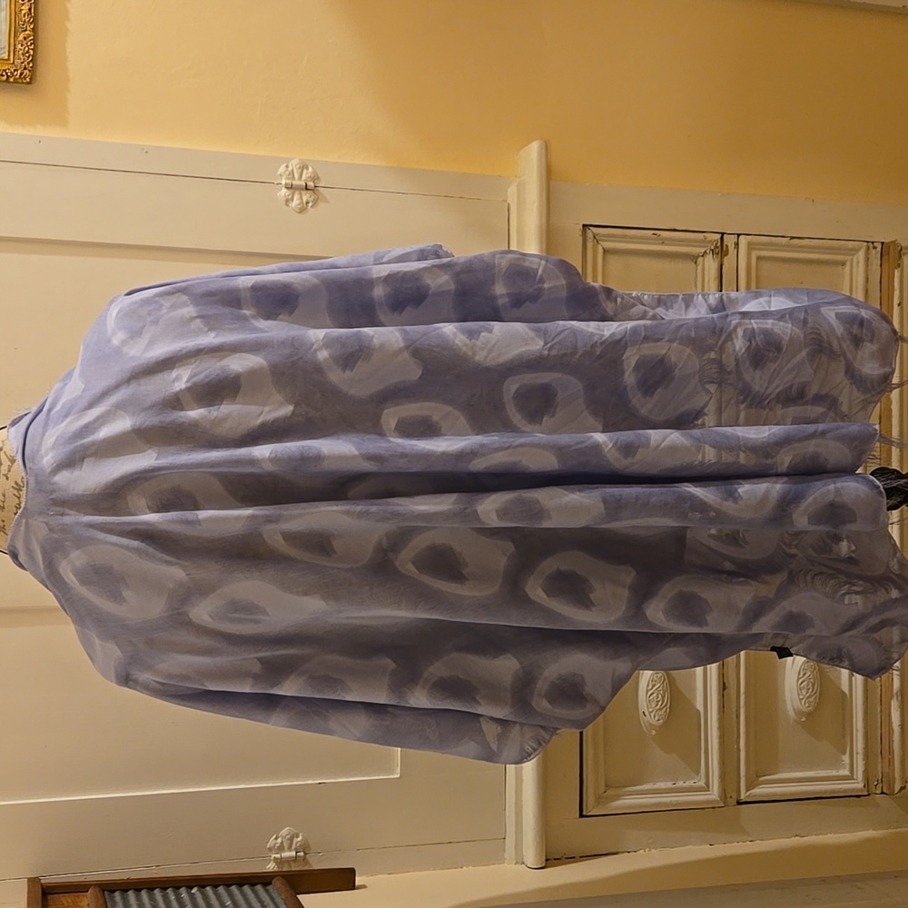 Light Blue Shawl Style Jacket - image 7